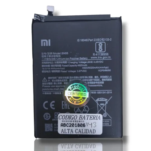 Bateria Redmi Note 9s Bn55