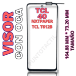 Vidrio visor Mica Tcl 40nxtpaper T612b