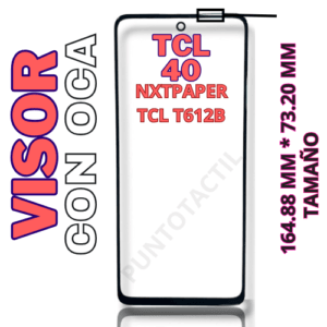 Vidrio visor Mica Tcl 40nxtpaper T612b