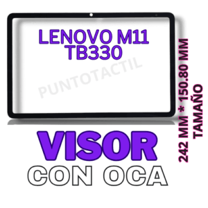 Vidrio Visor Mica Lenovo M11 Tb330