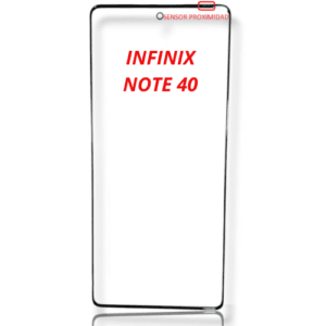 Vidrio Visor Infinix note 40 x6853