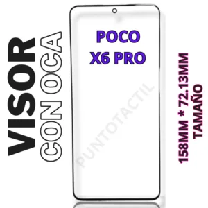 Vidrio Visor Mica Poco X6 Pro