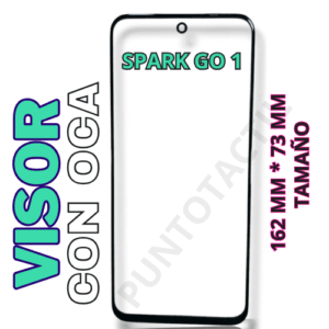 Vidrio Visor Mica Tecno Spark Go 1