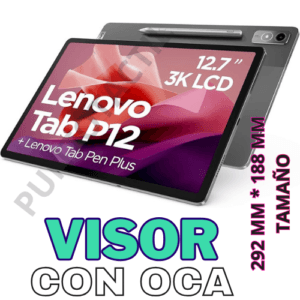 Vidrio Visor Mica Lenovo P12 Tb 370u