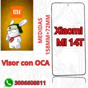 vidrio visor mica xiaomi Mi 14T